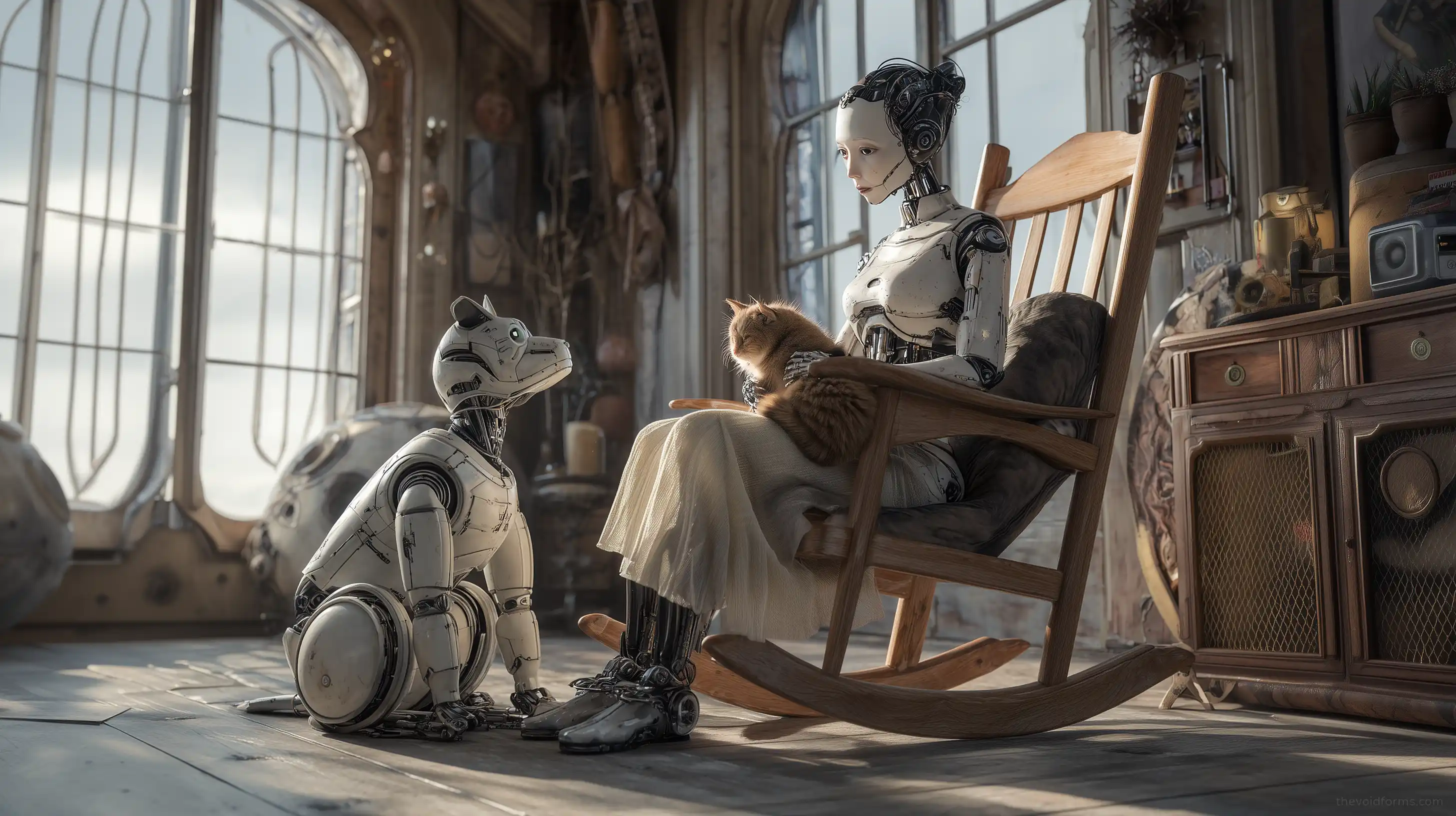 Existenzielle Zweifel der Künstlichkeit — eine Gestalt zwischen menschlicher und synthetischer Präsenz